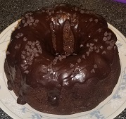 Chocolate on Chocolate Cake